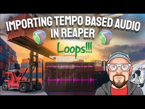 REAPER Mania / Kenny Gioia tutorial: Stretch imported audio to project tempo