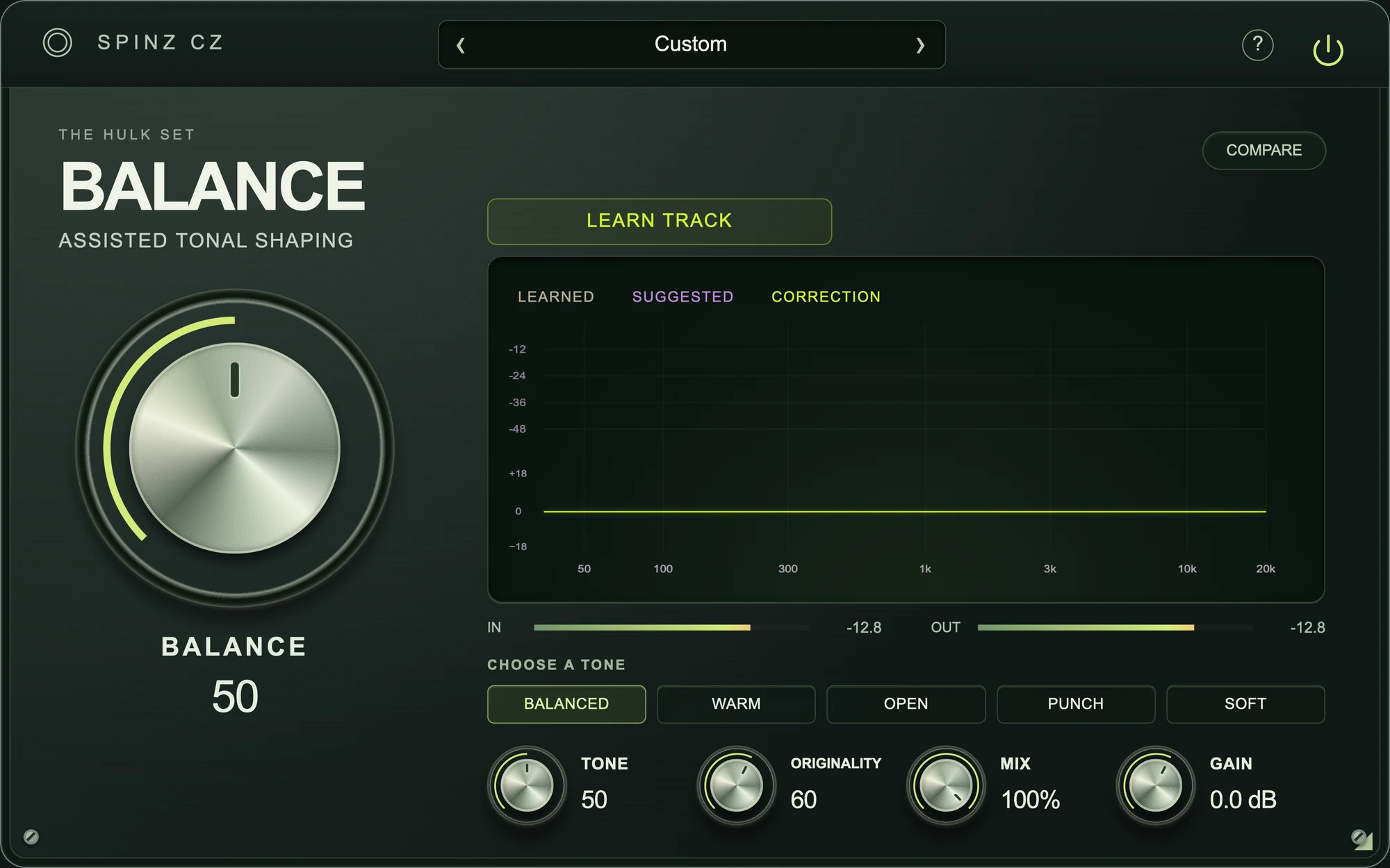 BALANCE plug-in interface