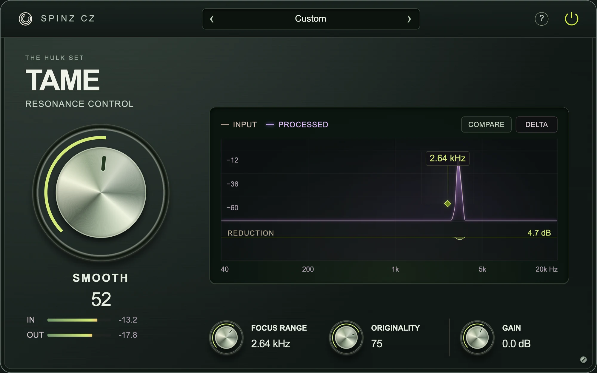 TAME plug-in interface