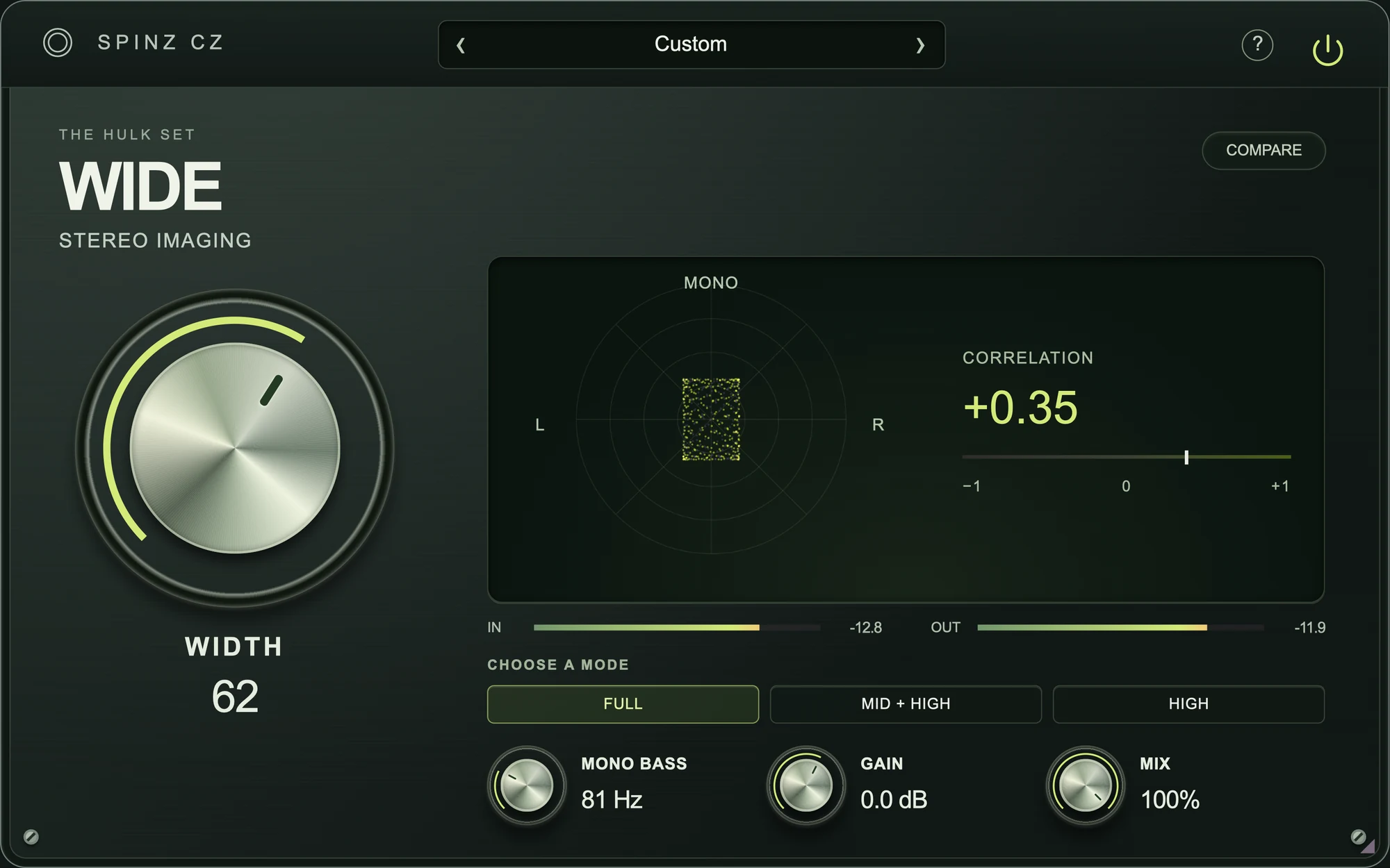 WIDE plug-in interface