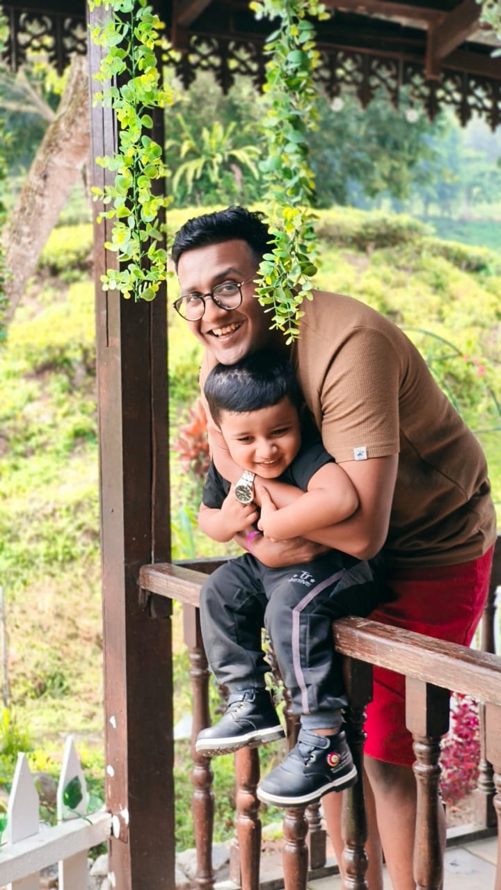 SpinZ CZ with his son outdoors