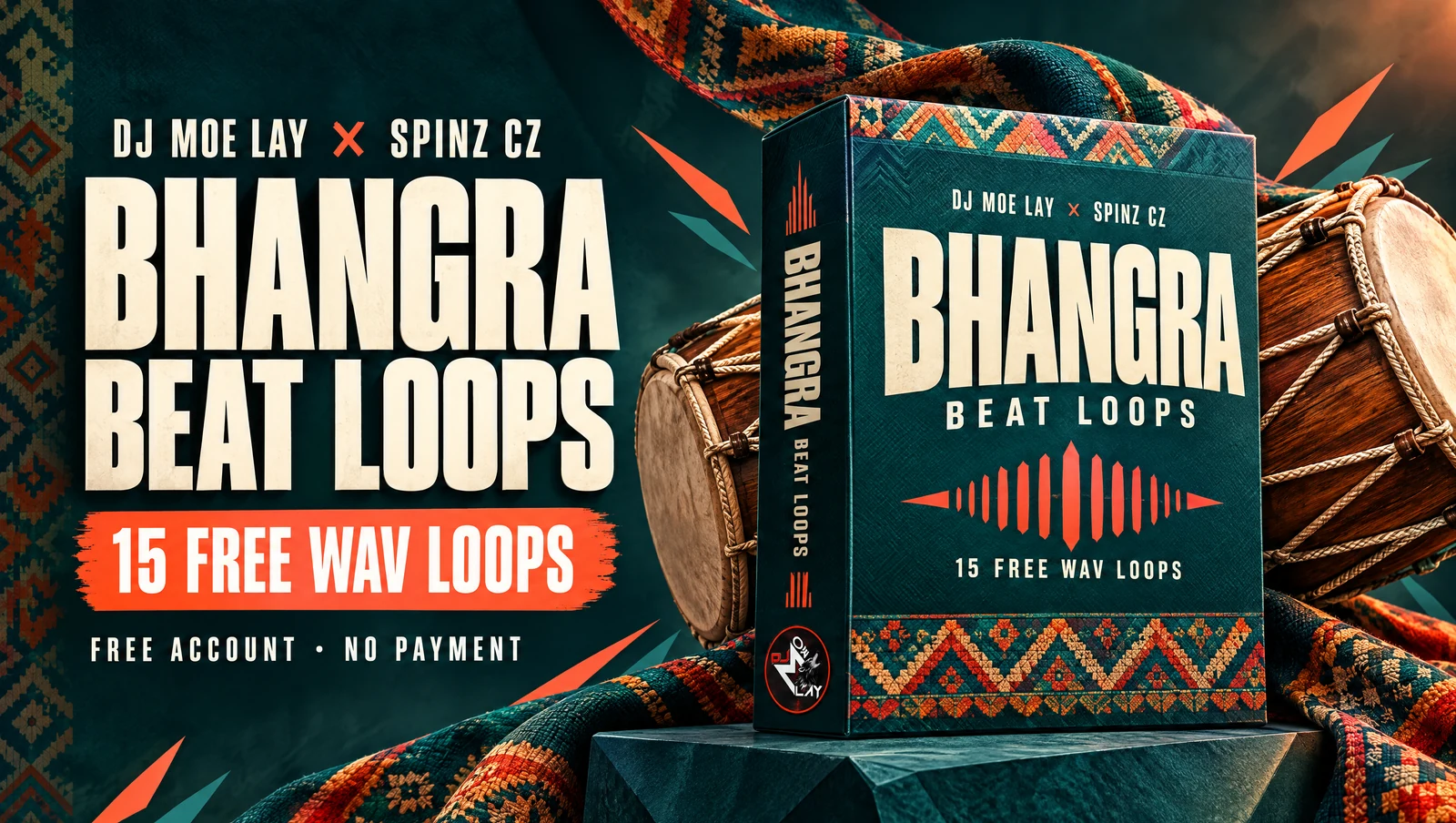 15 Free Bhangra Beat Loops by DJ Moe Lay × SpinZ CZ