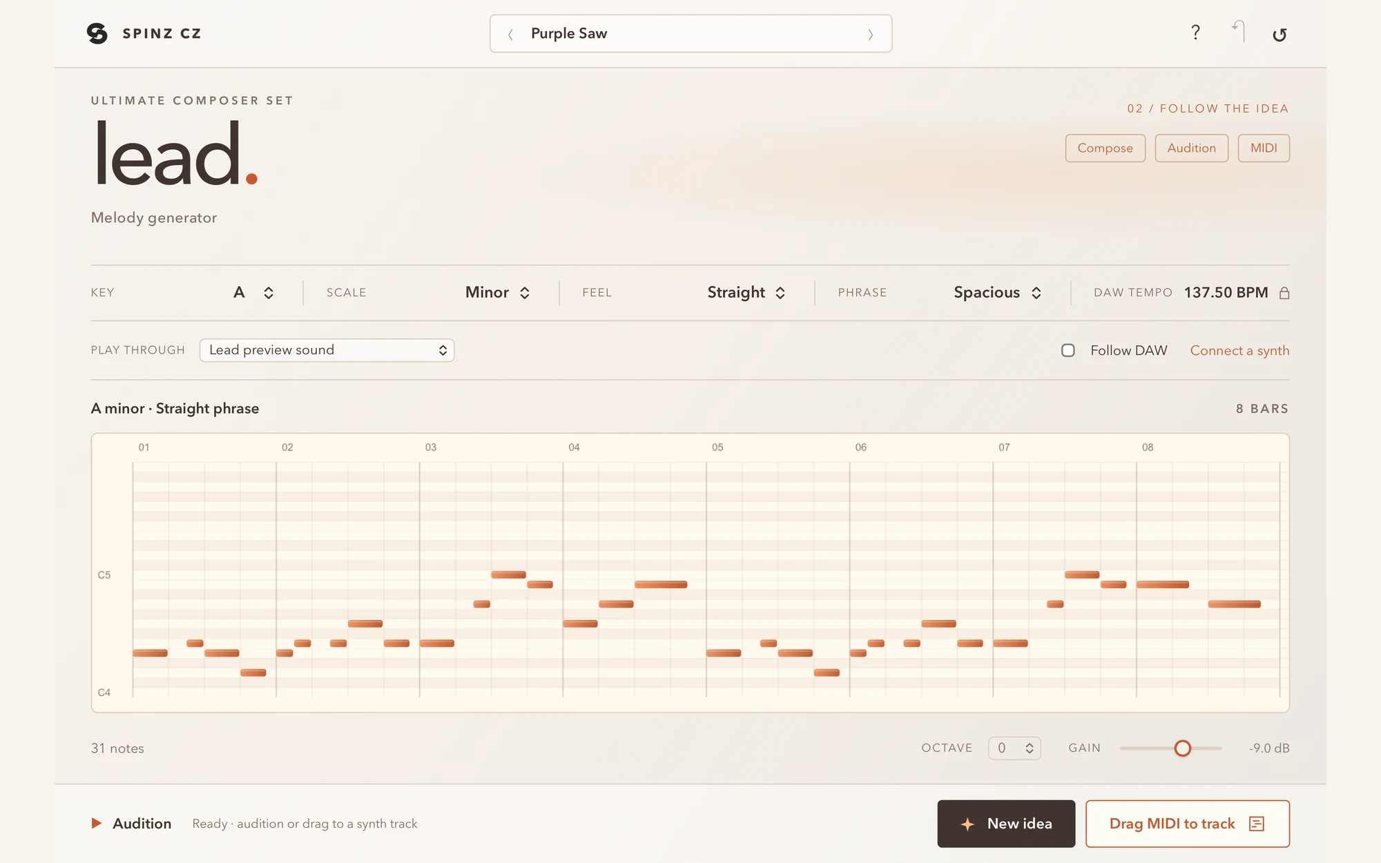 Lead plug-in interface