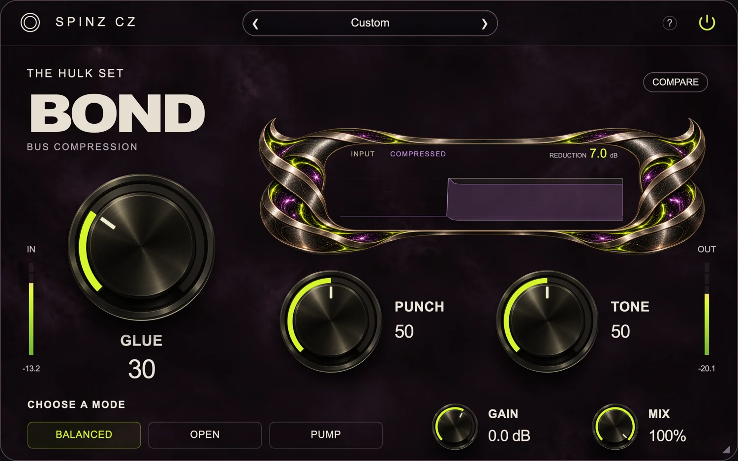 BOND — actual plug-in interface